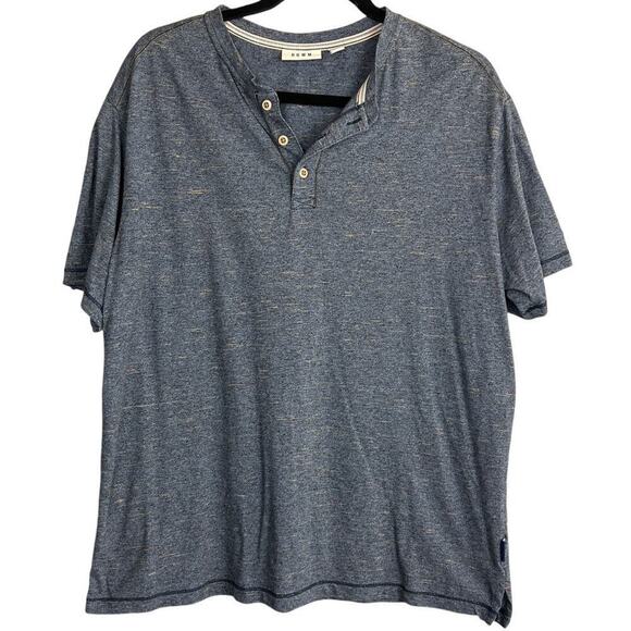 Rowm Men’s Henley Tee Size L - Picture 1 of 8